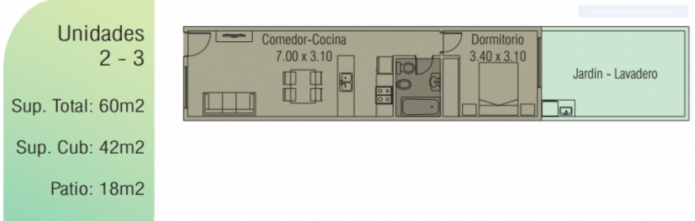Castelar Norte Departamentos 1 y 2 ambientes Desde u$s 50.000
