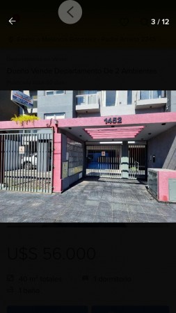 Departamento 2 ambientes a estrenar