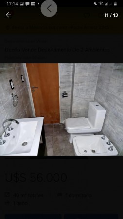 Departamento 2 ambientes a estrenar